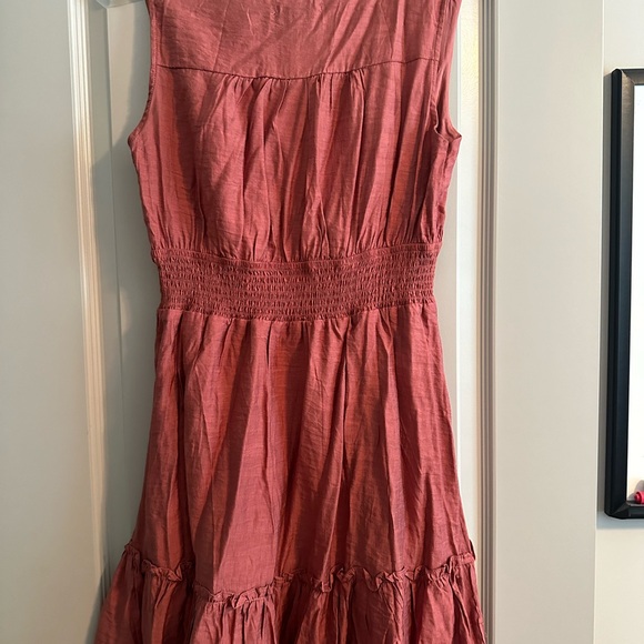NWT Wishlist Apparel Salem Mini Dress Rust Color Size Large - Picture 3 of 7